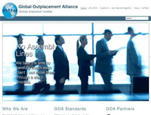 Tablet Screenshot of globaloutplacementalliance.com